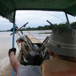 Taking it easy on the Mighty Mekong.