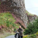 Steep climb out of Dun Flodigarry Hostel: Having fun yet?!